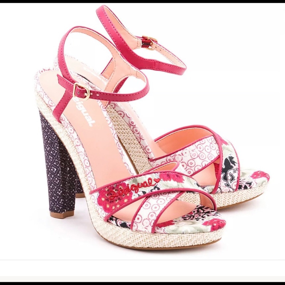 Desigual platform Sandals sz 40